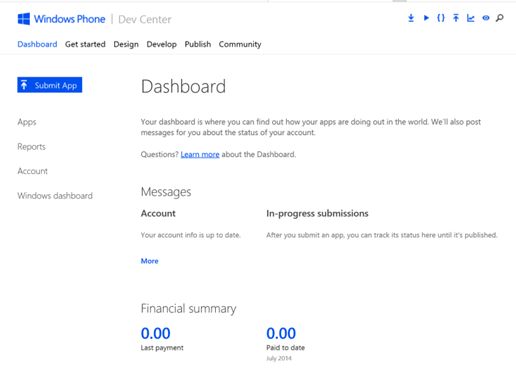 Submitting App in Windows Phone